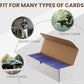 EBOAUSI Top Loader Box 4-Pack - 3200 Count Sports Card Storage Box with 20 Dividers & Labels for Trading Cards/TCG/MTG Card Box For Top Loads and
