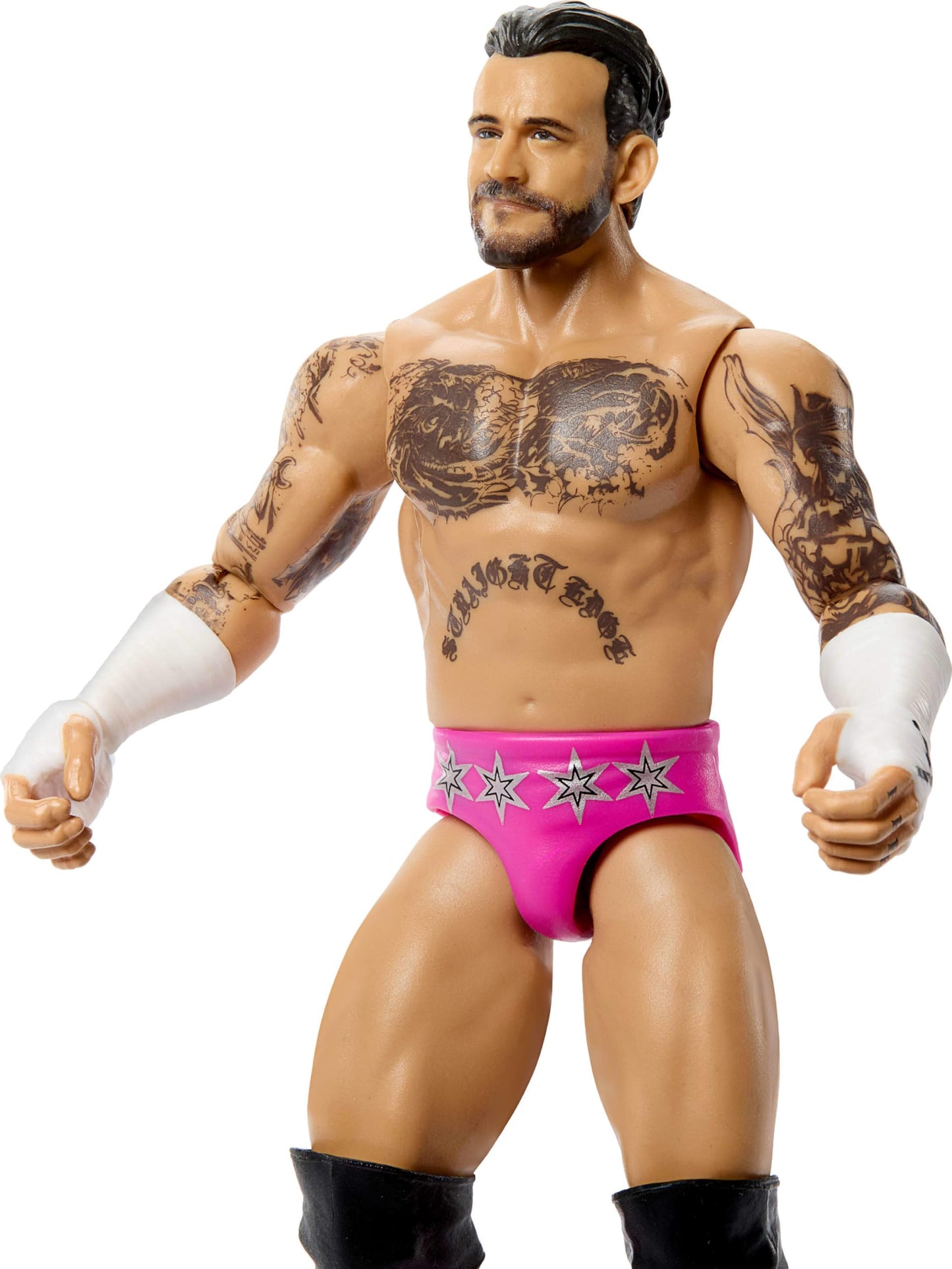 Mattel WWE CM Punk Action Figure, Main Event Series #164, 6-inch Collectible Superstar with 14 Articulation Points & Life-Like Look