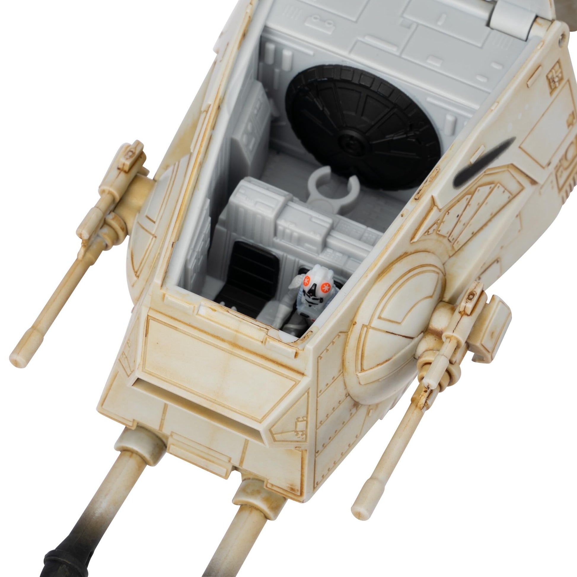 Star Wars Micro Galaxy Squadron at-at Walker (Endor) Amazon Exclusive - 10-Inch Vehicle with Lights, Sounds, Action Zones, and Accessories (Toys