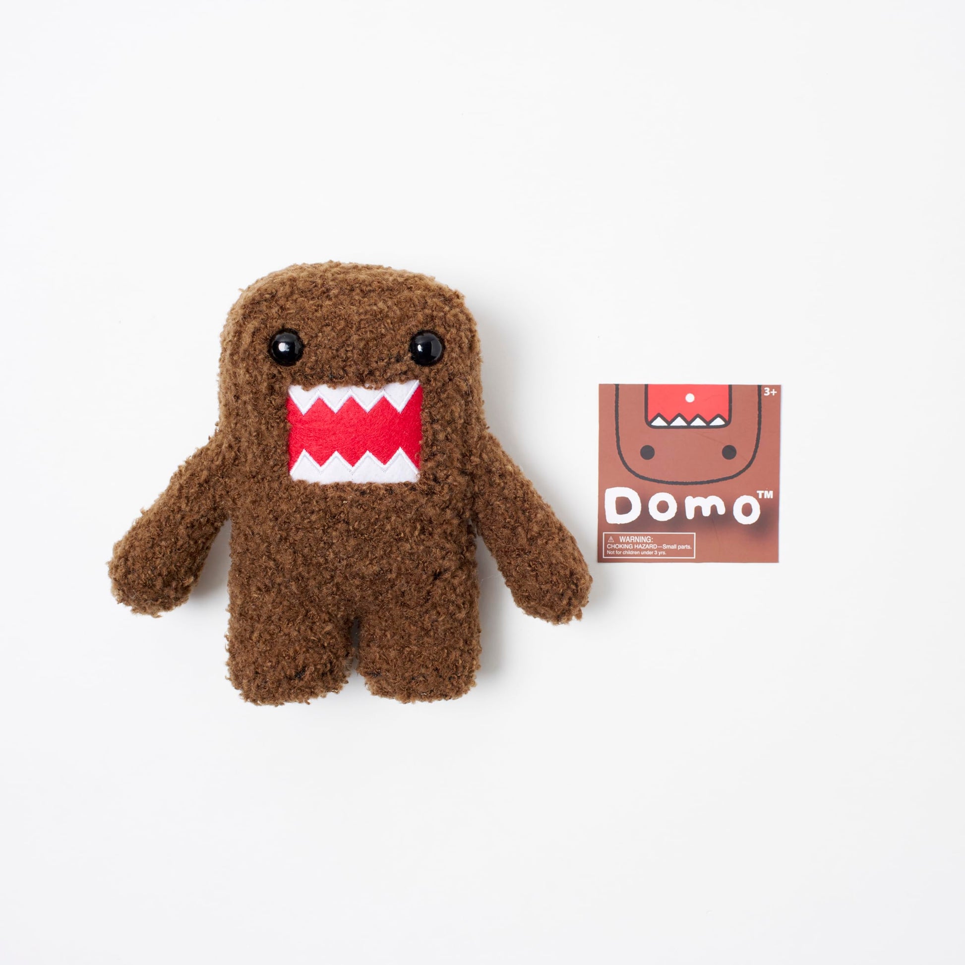 LICENSE 2 PLAY Domo Kun 6.5-Inch Classic Plush - The OG Brown Monster Collectible Toy - Super-Soft Nostalgia for Kids, Kidults & Meme Lovers