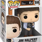 Funko Pop! TV: The Office - Jim Halpert with Nonsense Sign Vinyl Figure (Bundled with Compatible Pop Box Protector Case), Multicolored, 3.75 inches