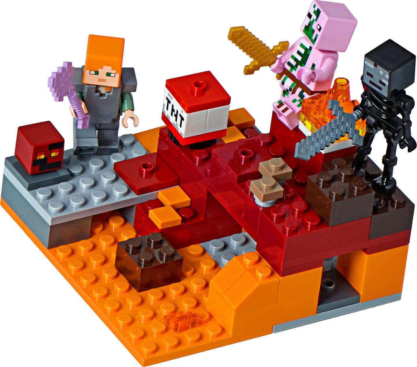 LEGO Minecraft The Nether Fight 21139 Building Kit (84 Piece)