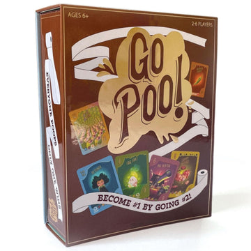 Paper House: Go Poo! The Game | Age 6+ | 2-6 Players | Laugh Out Loud Funny Card Collection | Family Night | Hilarious Toilet Humor | Adults & Kids