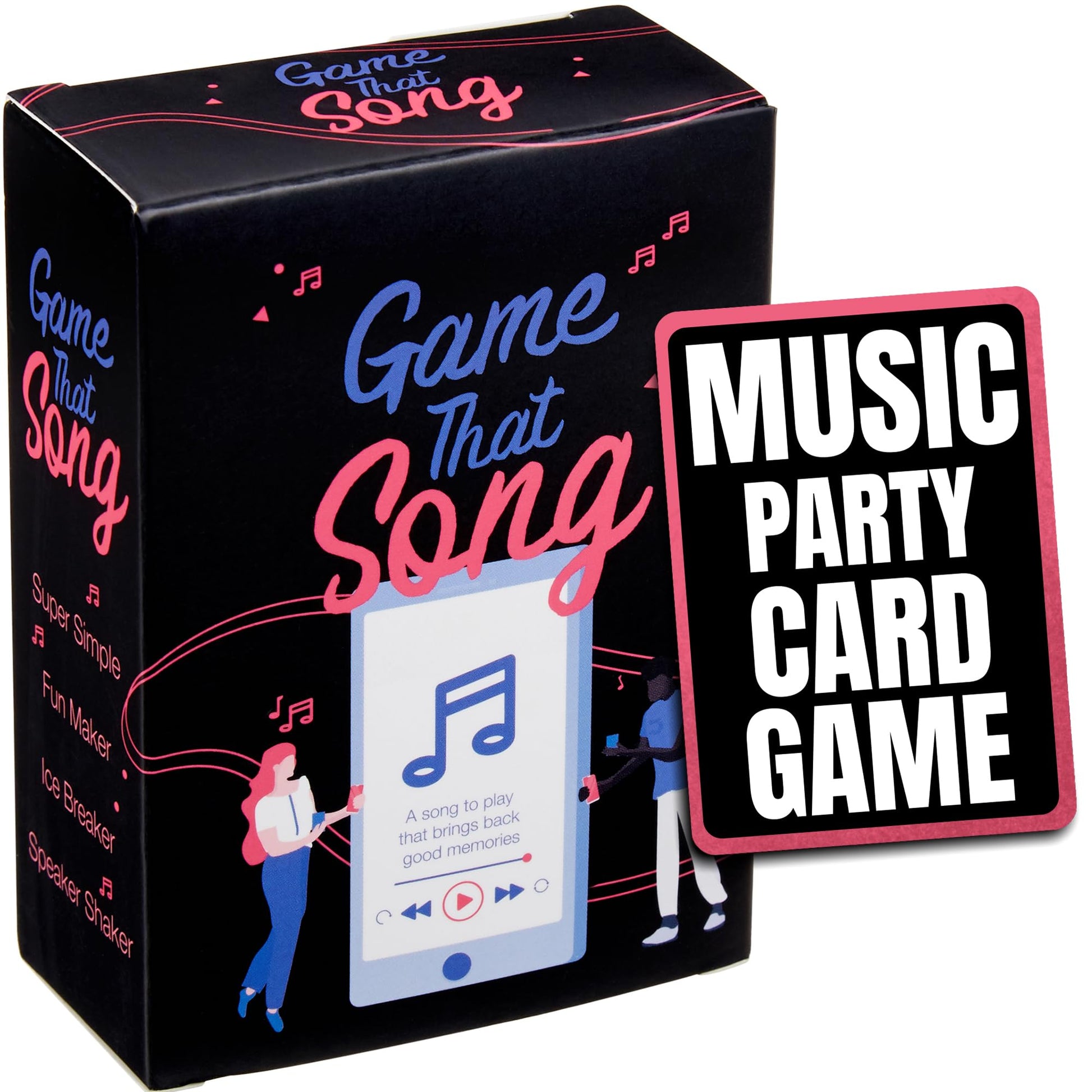 Game That Song - Music Party Game for Adults & Families | Card Game for Game Night | Compete to Play the Best Song | 3-6 Players or Groups