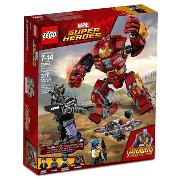 LEGO Marvel Super Heroes Avengers: Infinity War The Hulkbuster Smash-Up 76104 Building Kit features Proxima Midnight, Outrider, and Bruce Banner