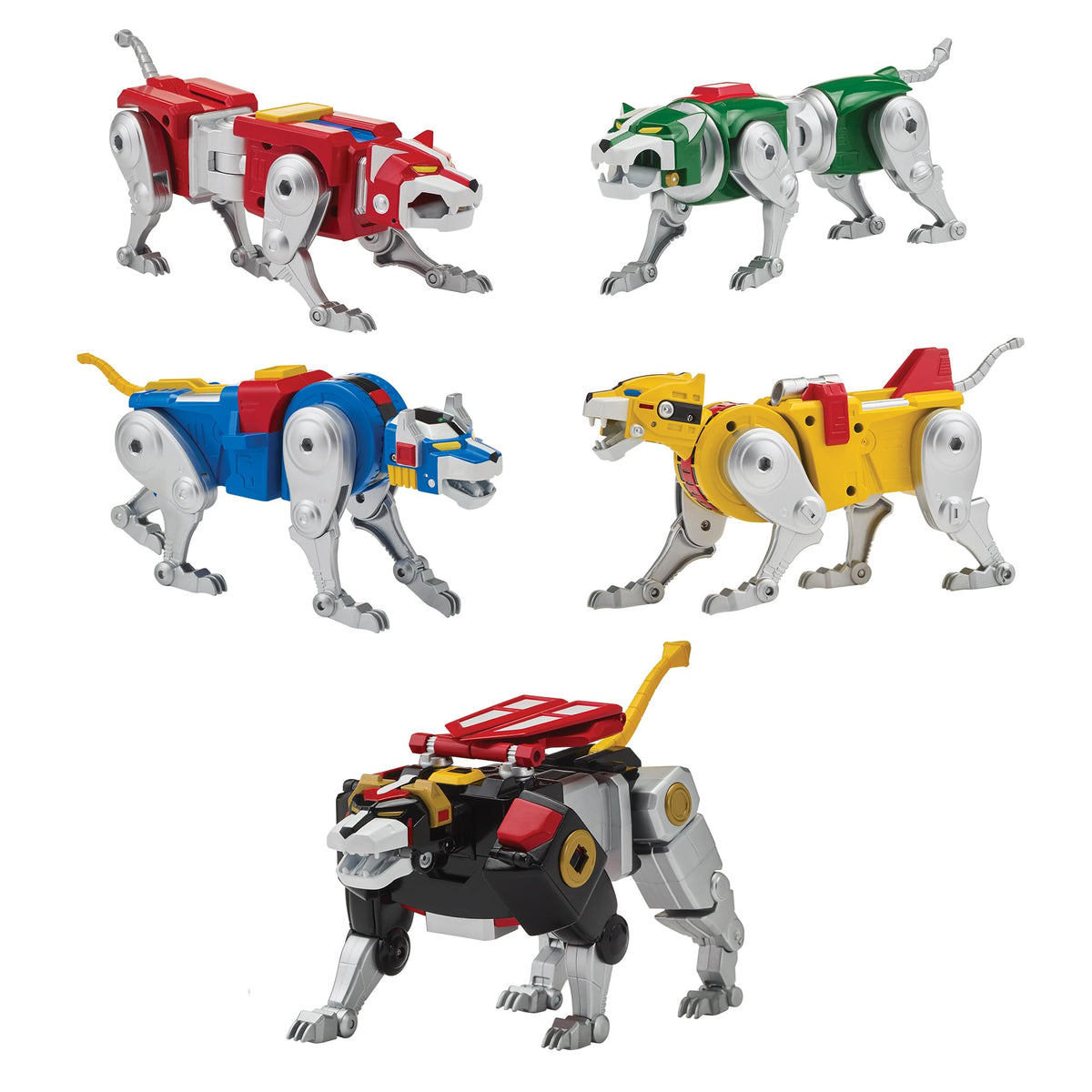 Voltron 1984 Classic Legendary Voltron Lion Action Figure 5-Pack