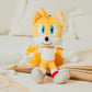 Sonic the Hedgehog 8-Inch Tails Character Plush Toy | Kawaii Cute Soft Stuffed Animals, Kids Room Decor Essentials
