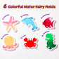 TMOL Magic Water Elf Toy Kit, Aqua Fairy Water Gel Kit for Kids with 10 Magic Gel & 6 Molds,Make Your Own Water Pets & Squishy Toys, Craft Kits