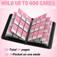 HAPPYER Card Binder 9 Pocket, Trading Card Binder Holds 900 Cards with 50 Removable Pages, Zipper Card Holder Album, Card Book Organizer for Sports
