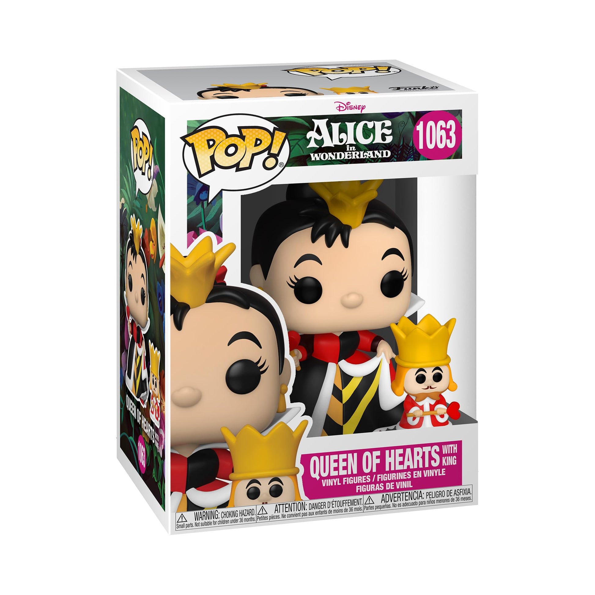 Funko POP Buddy Disney: Alice in Wonderland 70th - Queen with King, Multicolor