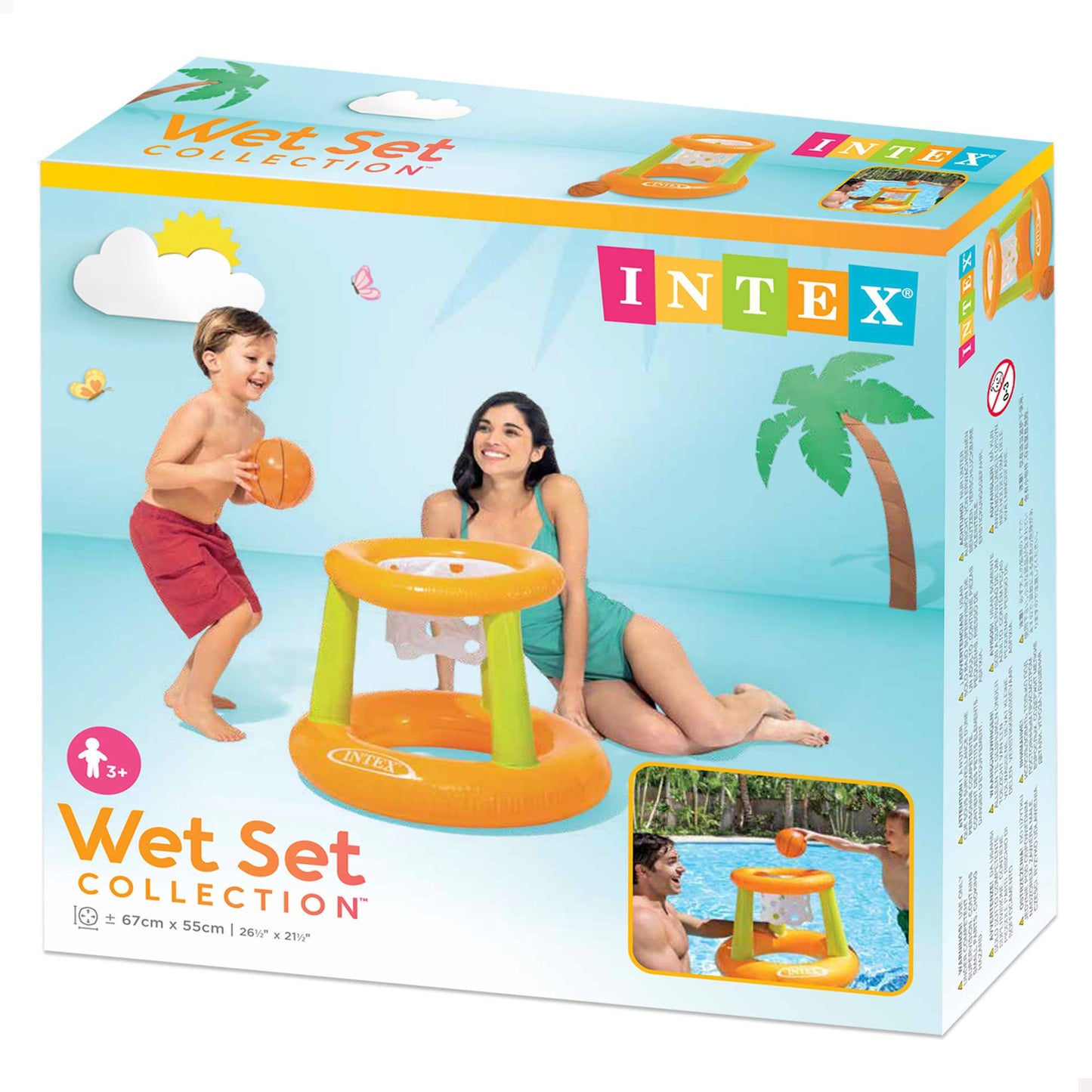 Intex Floating Hoops Basketball Game Colors May Vary