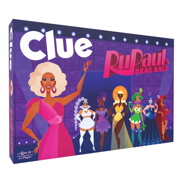 CLUE: RuPaul’s Drag Race, Classic Board Game with a Glamorous Twist, Solve the Mystery of the Missing Crown in the Werkroom with Iconic Queens