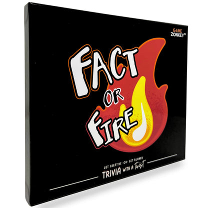 FACT or FIRE Trivia Card Game for Family and Friend Board Game Nights | Ultimate Playing Experience for Engaging Play Time | Get Creative Or Get