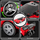 Mould King Racing Car Model Building Blocks Kit with Acrylic Display Case