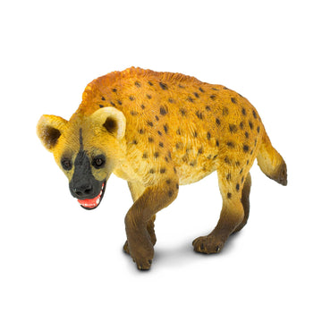 Safari Ltd. Hyena Figurine - Lifelike, Hand-Painted 4.25" Model Figure - Educational Toy for Boys, Girls & Kids Ages 3+