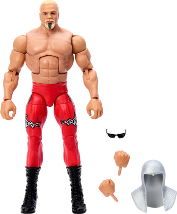 Mattel WWE Elite Action Figure & Accessories, 6-inch Collectible Scott Steiner with 25 Articulation Points, Life-Like Look & Swappable Hands