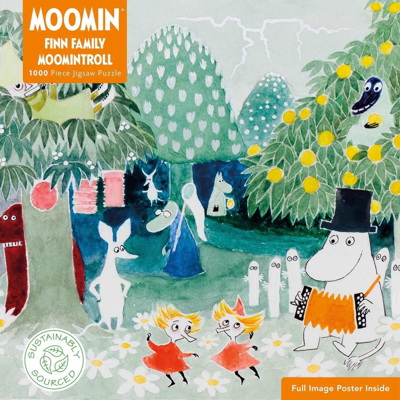 Adult Sustainable Jigsaw Puzzle Moomin: Finn Family Moomintroll: 1000-pieces. Ethical, Sustainable, Earth-Friendly