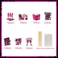 12Pcs Mean Table Centerpieces Sticks Burn Book Theme Girls Party Supplies for Table Centerpieces