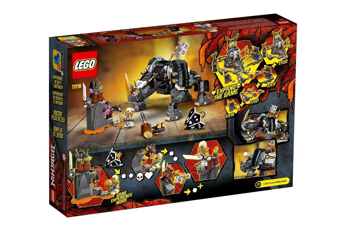 LEGO NINJAGO Zane’s Mino Creature 71719 Board Game Adventure, Ninja Building Set for Kids (616 Pieces)