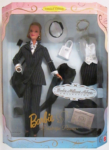 Barbie Millicent Roberts Pinstripe Power Doll & Extra Fashion Limited Edition (1997)