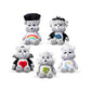 Care Bears Universal Monsters Fun Size Plush - Black & White - Grumpy Bear as Frankenstein