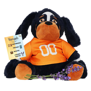 Warm Pals Smokey University of Tennessee Mascot UT Vols - Heatable Coolable Bedtime Comfort Plushie - 1.5lbs - Cozy Microwavable Lavender Scented