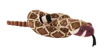 Wild Republic Snakesss Eco Western Diamondback Stuffed Animal - 54"