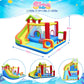 Mega Bounce House with Slide | 7-in-1 Inflatable Playground for Kids 3-10 | Giant Jump Area, Ball Pit, Basketball Hoop | Commercial-Grade Blower
