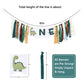 Dinosaur 1st Birthday High Chair Banner - Baby Boy First Highchair Banner for Party Supplies, Dinosaur Themed One High Chair Garland Birthday Party