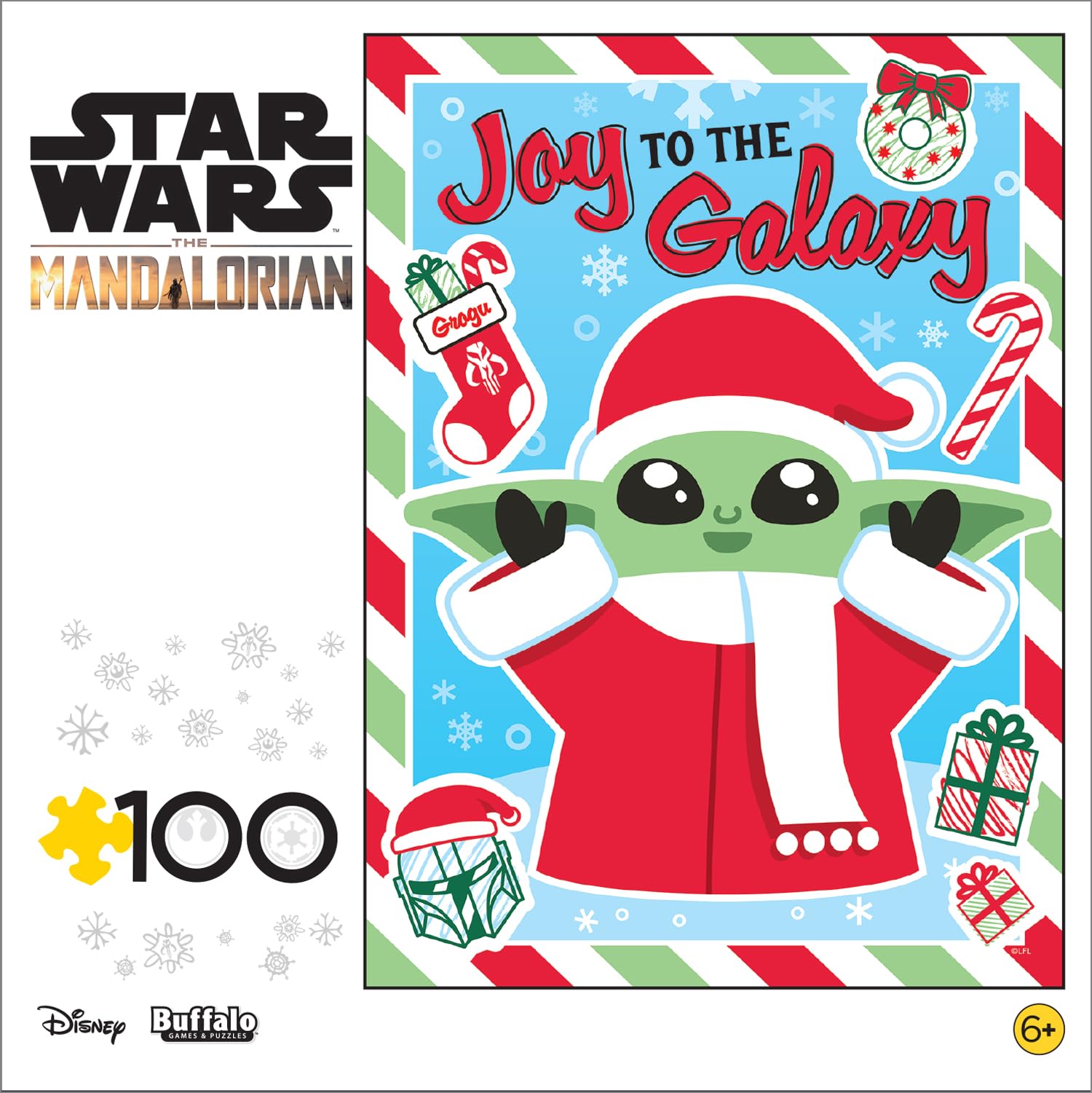 Buffalo Games - 100 Piece Pokemon Jigsaw Puzzle - Christmas and Santa Themed for Kids Ages 6 and Up