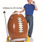 Fun Express 45 inch Inflatable Football and Tee Set, Inflate for Game Day Party Decorations, Sports Theme Photo Props - VBS Vacation Bible School