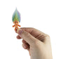 World's Smallest Good Luck Trolls. Miniature Figure with a Good Luck Gemstone in its Belly to Match The Color of its Hair! Each Sold Seperately