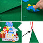 HmiL-U 3.4FT Felt Christmas Tree Set| with 34pcs Ornaments for Kids Xmas Door Wall Hanging Decorations Perfect Kids Gifts Party Supplies