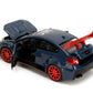 Jada Toys 2016 Subaru WRX STI w/Yuji Itadori Die-Cast Figure, Jujutsu Kaisen 1:24 Scale Collectible Car - Opening Doors, Hood & Trunk