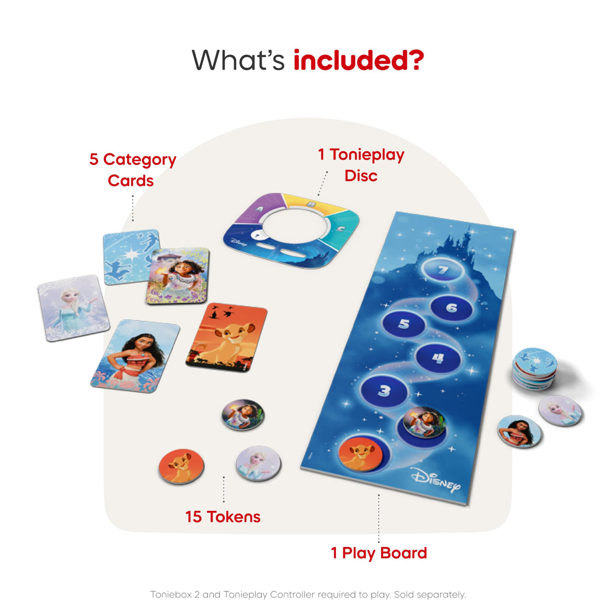 Tonies Disney: Quiz Kingdom Tonieplay Game [Requires Toniebox 2 & Controller]