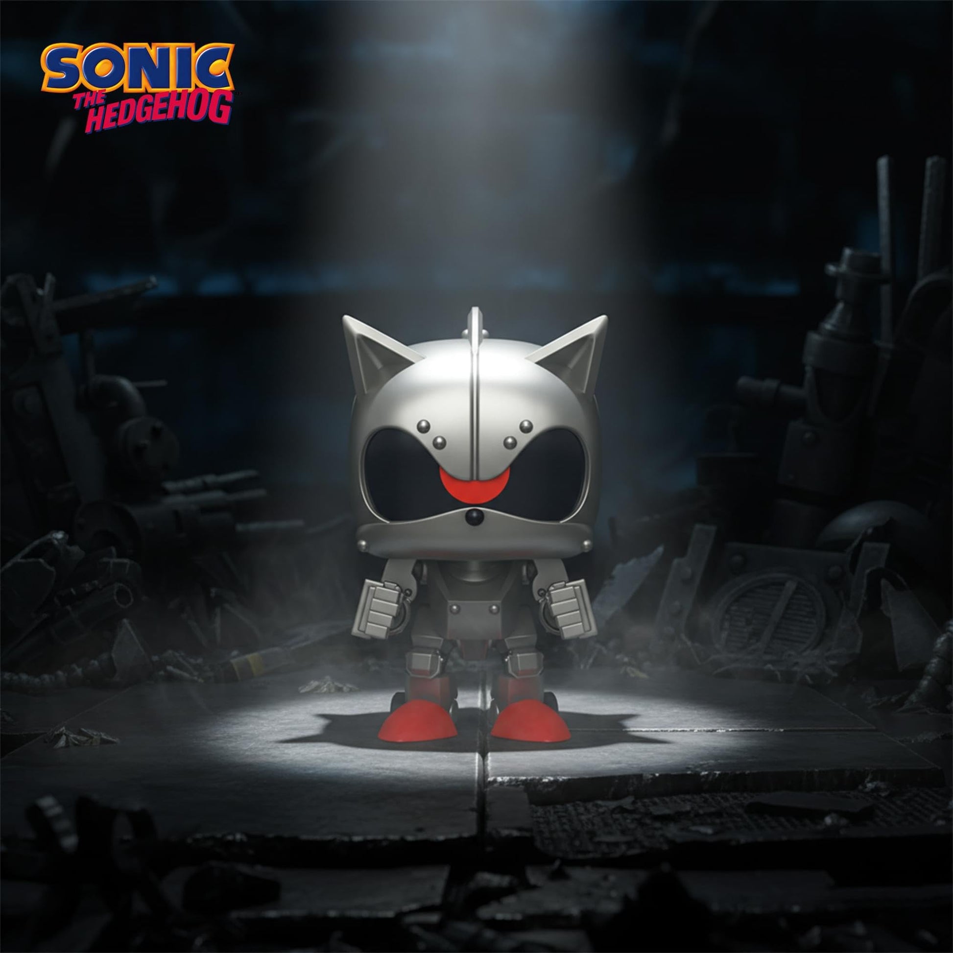 Funko Pop! Games: Sonic The Hedgehog - Mecha Sonic - Collectable Vinyl Figure - Gift Idea - Official Merchandise - Toys for Kids & Adults - Video