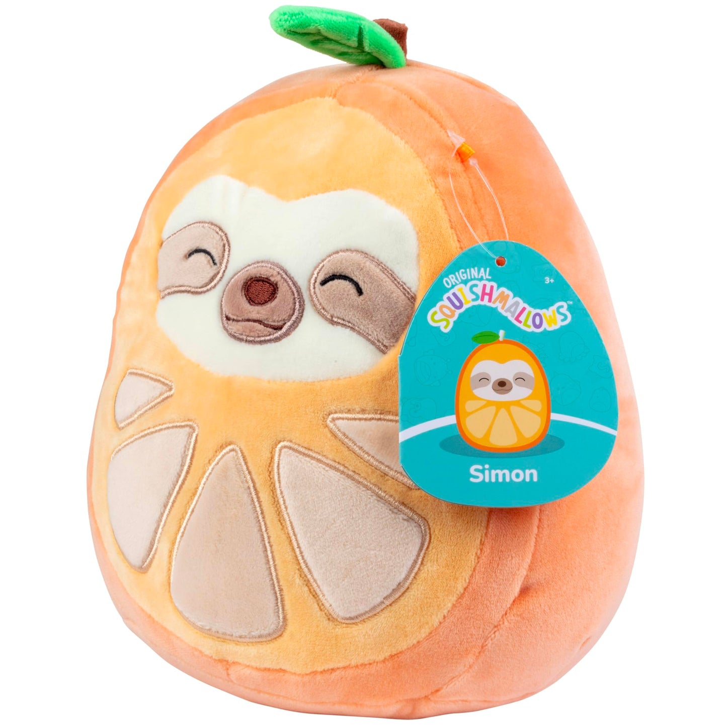 Squishmallows Original 8-Inch Sloth & Pug Fruit Plush Value Pack - Official Jazwares Stuffed Animal Duo - Soft Squishy Collectible Plushies for Kids