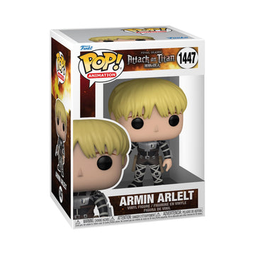 Funko POP! Animation: Attack on Titan - Armin Arlert - 1/6 Odds for Rare Chase Variant - Collectable Vinyl Figure - Gift Idea - Official Merchandise