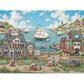 Bits and Pieces 500 Piece Puzzles for Adults Bonnie White 3-Pack - Large 18" x 24" Jigsaw Puzzles 500 Pieces Vintage Americana, No 2 Pieces Alike