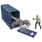 Jurassic World Cage and Furious Dinosaur Set (9.5 cm) with 1 Exclusive Soyona Figure, 1 Atrociraptor Figure and Special Unit, Children's Toy, Ages 4