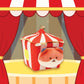 Anirollz Circus Tent Foxiroll Outfitz Plush - Removable Tent Costume Fox Plush, Soft Stuffed Animal Toy