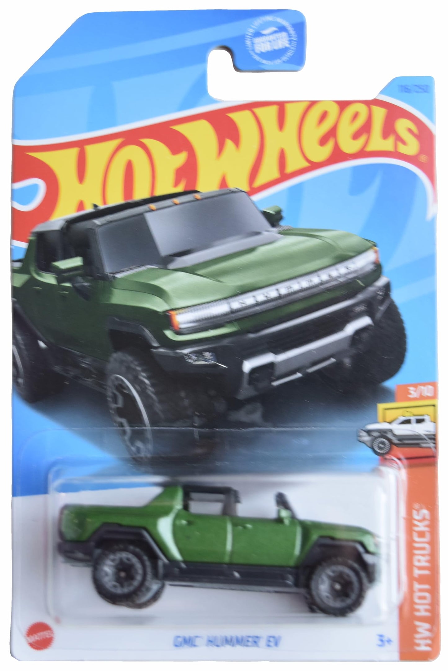 Hot Wheels GMC Hummer EV, HW Hot Trucks 3/10 [Green] 116/250