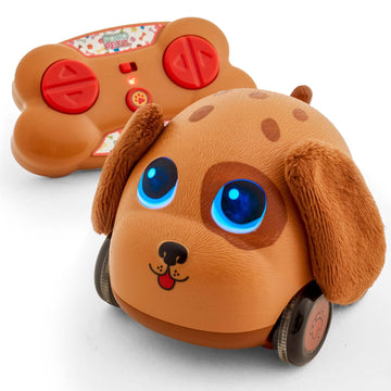 Flybar Poko Petz, Remote Control Car for Toddlers Dog Toys - 2.4GH for Boys and Girls, Light Up, Singing, Talking Toy, Preschool, Best Birthday