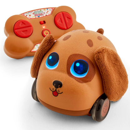 Flybar Poko Petz, Remote Control Car for Toddlers Dog Toys - 2.4GH for Boys and Girls, Light Up, Singing, Talking Toy, Preschool, Best Birthday