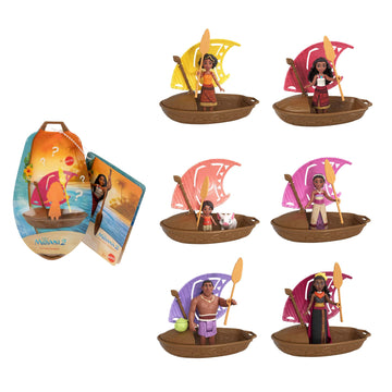 Mattel Disney Vaiana 2 Wayfinder Wonders Playset with Small Surprise Doll, Canoe and Accessory, Inspired by the Movie (Styles May Vary), JBT68