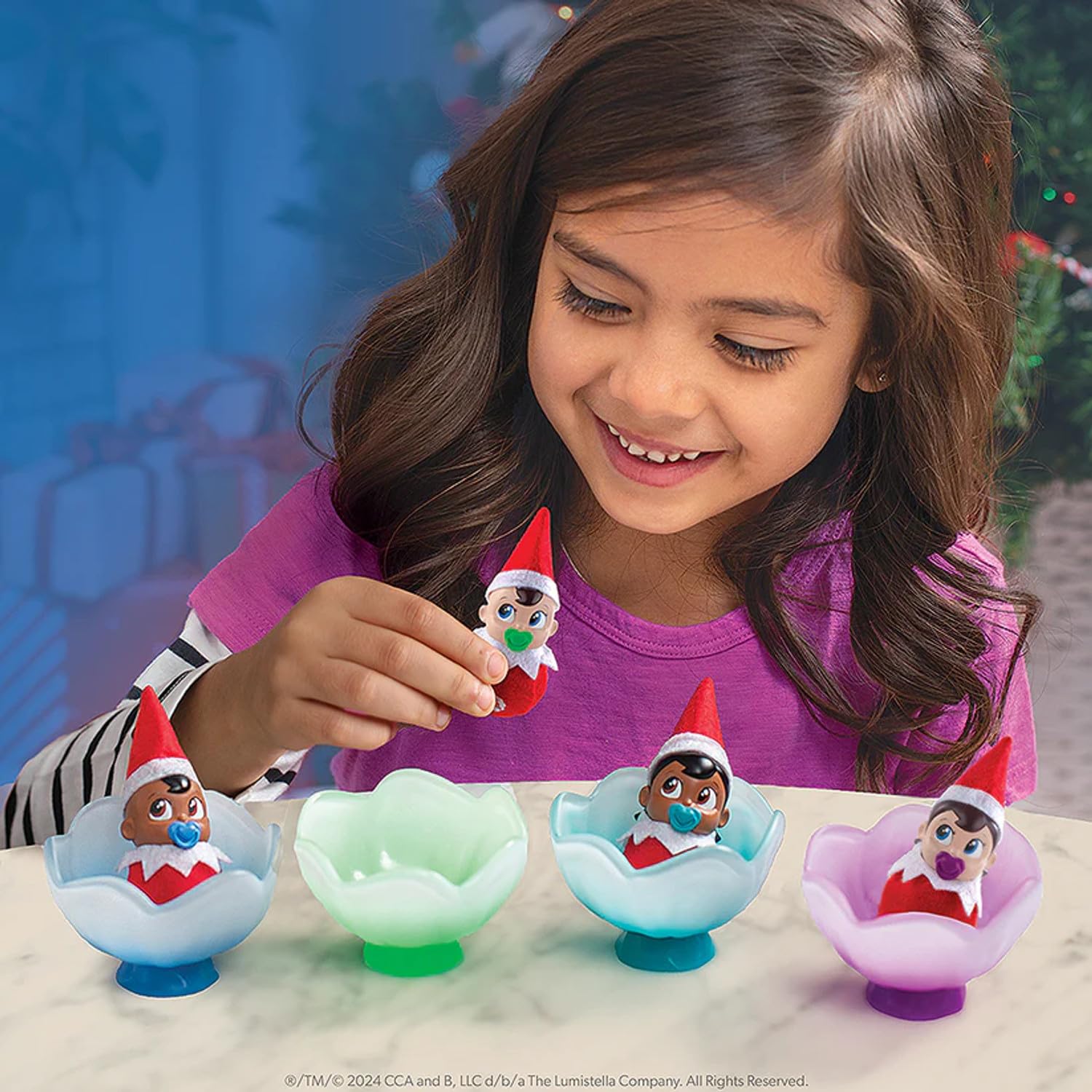 The Elf on The Shelf Frost Pips Duo: Boy and Girl Mini-Blooms