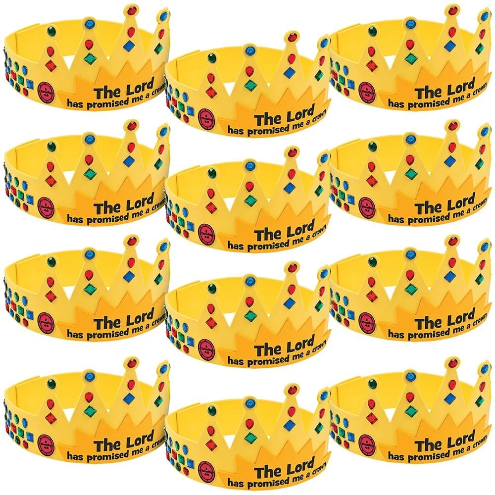 God Has Promised Me a Crown Craft Kit - Makes 12 - Crafts for Kids and Fun Home Activities