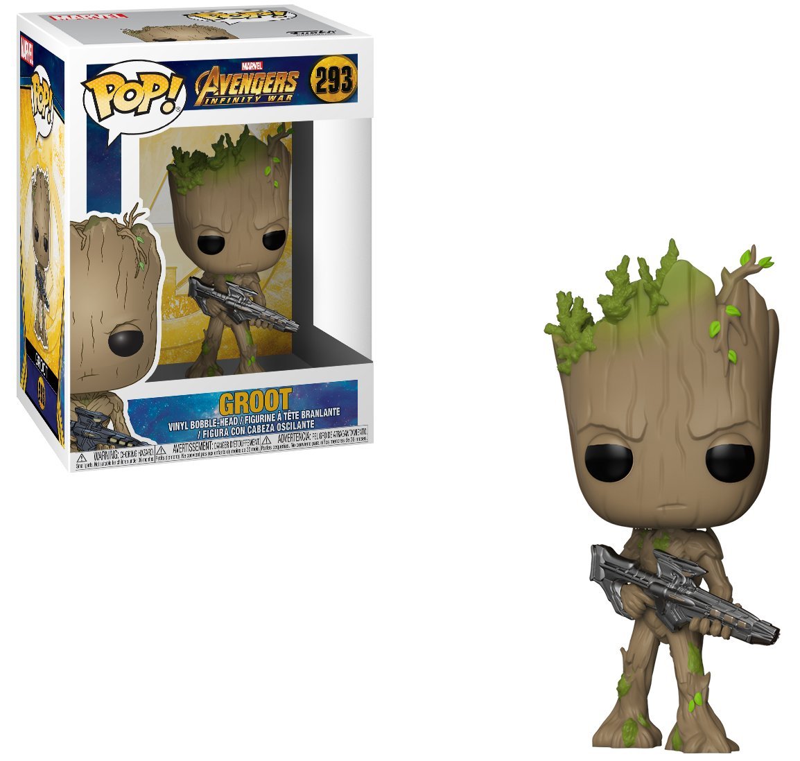 Funko POP! Marvel: Avengers Infinity War - Teen Groot with Gun