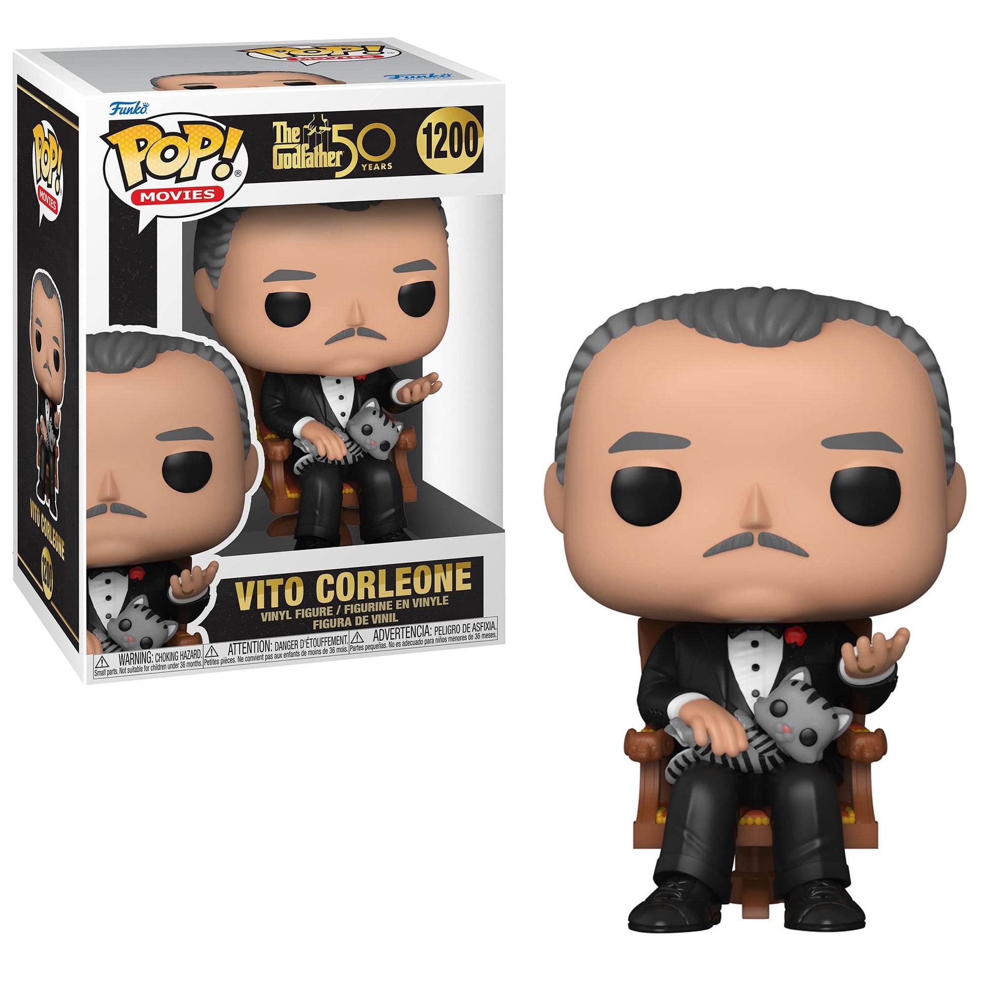 Funko Pop! Movies: The Godfather 50th Anniversary Collectors Set - 3 Figure Set: Michael, Vito, Sonny