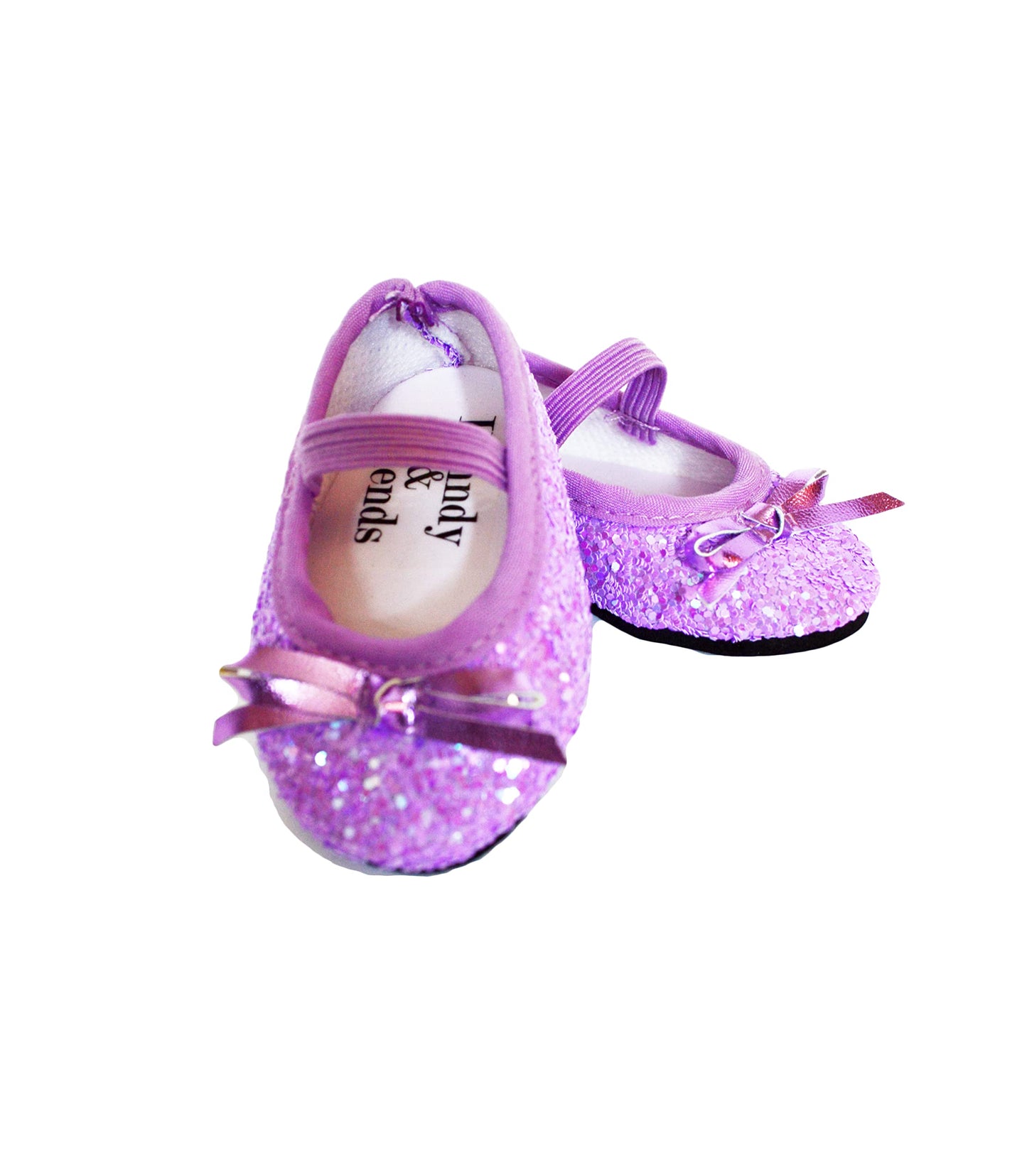 Lavender Ballet Flats Fits 18 Inch Girl Dolls- 18 Inch Doll Shoes
